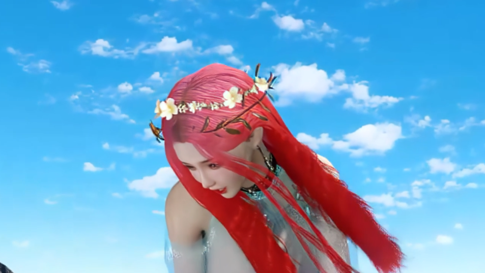 红发女神的沙滩激情 [VAM/3D同人/全动态]-方明次元