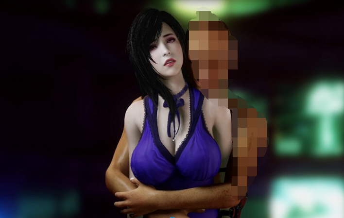 蒂法紫色的禮服 [VAM/3D动画/全动态]-方明次元