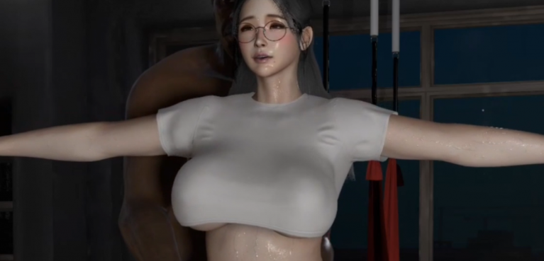 依雯妮妮：黑人健身房故事 [3D同人/全动态] -方明次元