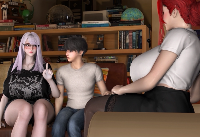 妈妈姐姐的关爱  [VAM/3D同人/全动态]  -方明次元