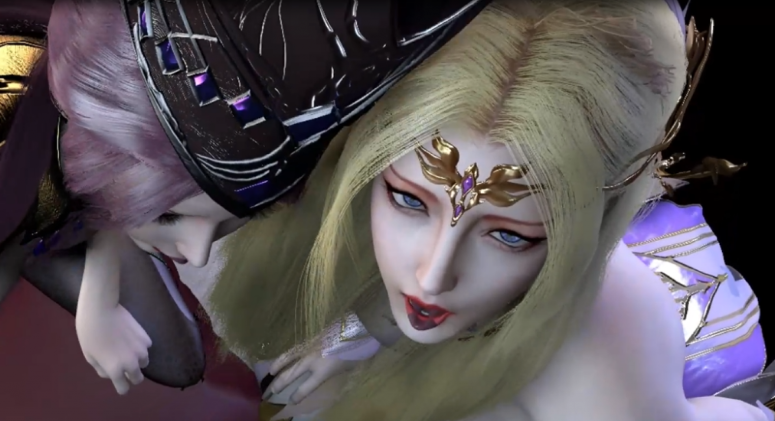 千仞雪与比比东师徒的合作【VAM/3D同人/全动态 】-方明次元